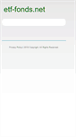 Mobile Screenshot of etf-fonds.net